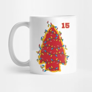 Chiefs Christmas. Mahomes 15 Lovers and Fans Mug